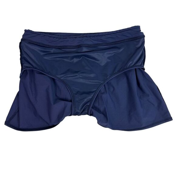Lands End Swim Skirt with built-in briefs dark blue size 16 347223 - Picture 4 of 7